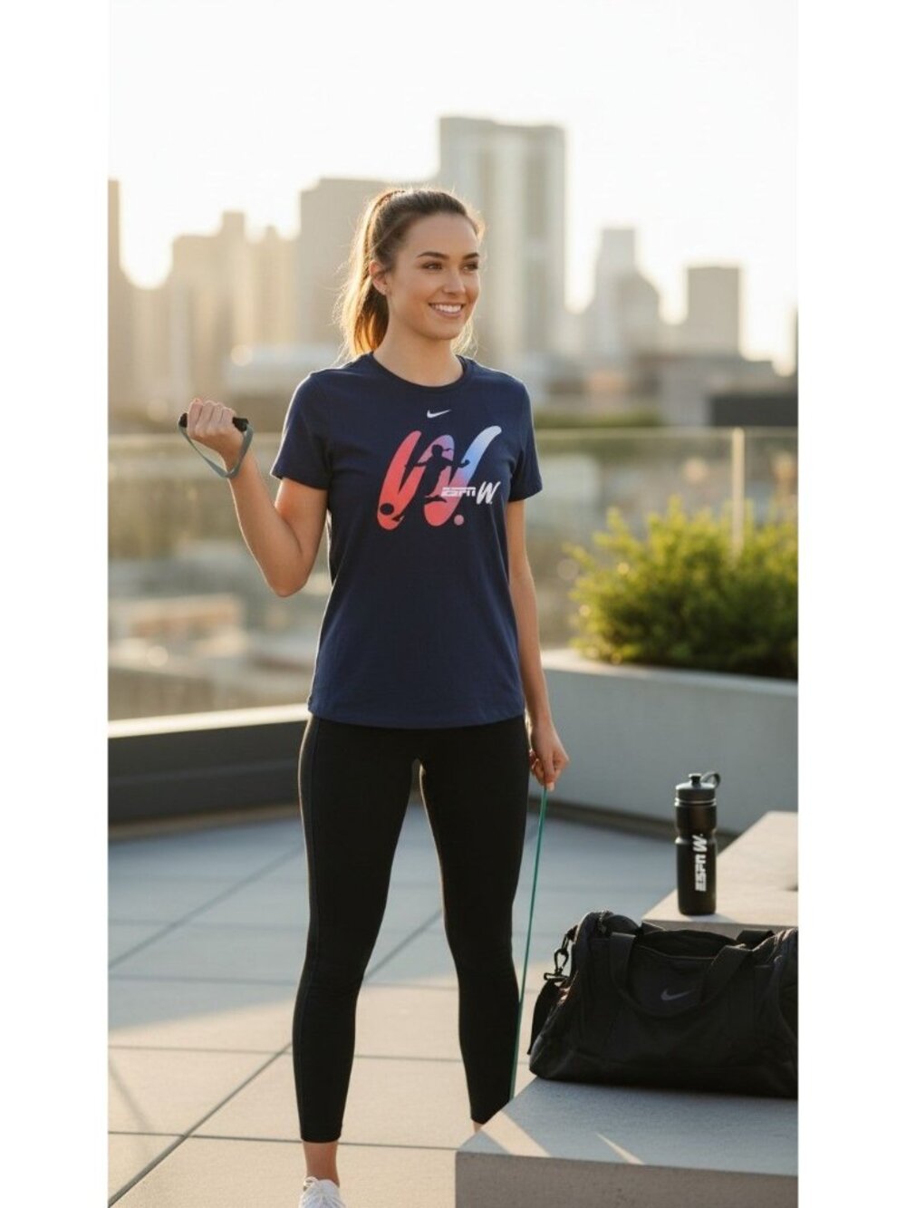 Nike Slim Fit ESPN W Women's T-Shirt Y2K, ATHLEISURE, SPORTSWEAR, STREETWEAR